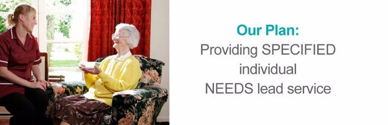 Taking care of individual needs